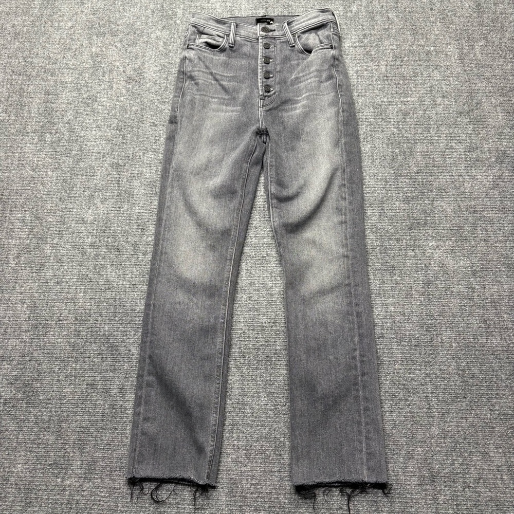 Mother Jeans Womens 25 The Pixie Dazzler Ankle Fray in Digging Up Dirt USA Made
